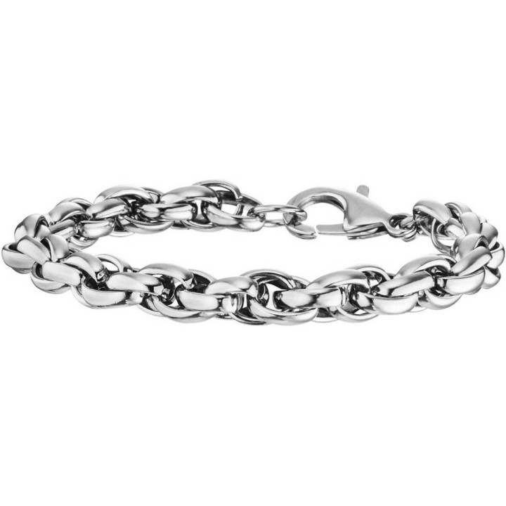 Armbånd til mænd Police S14ALG01B Rustfrit stål 19 cm