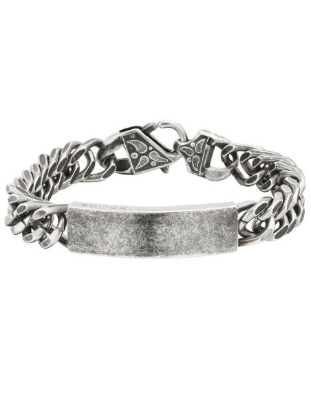 Armbånd til mænd Police S14AGU02B Rustfrit stål 19 cm