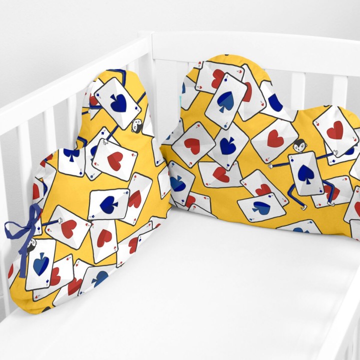 Protection du berceau HappyFriday Mr Fox Tea time Multicouleur 60 x 40 cm