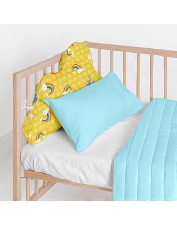 Paracolpi per culla HappyFriday Basic Kids Yellow bricks Multicolore 60 x 40 cm