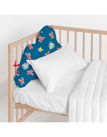 Protector de Cuna HappyFriday Le Petit Prince Son avion Multicolor 60 x 40 cm