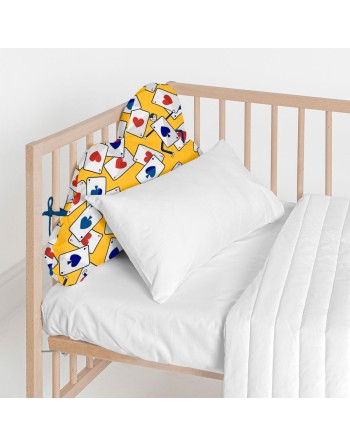 Cot protector HappyFriday Mr Fox Tea time Multicolour 60 x 40 cm