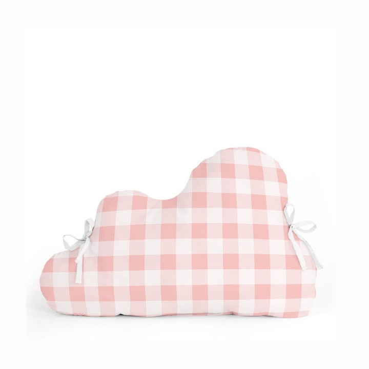Protection du berceau HappyFriday Basic Kids Vichy Rose 60 x 40 cm