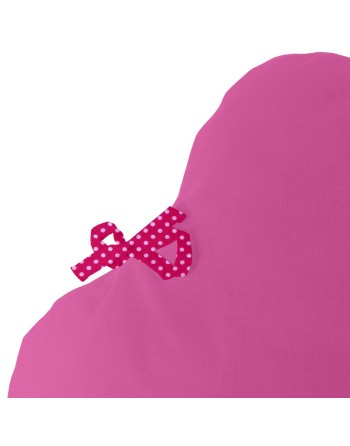 Cot protector HappyFriday Basic Kids Cloud Fuchsia 60 x 40 cm