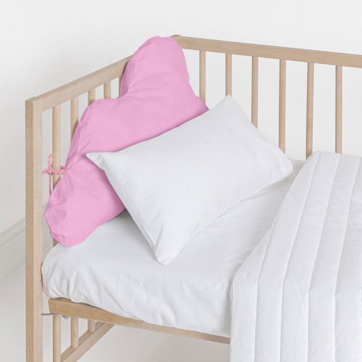 Protection du berceau HappyFriday Basic Kids Cloud Rose 60 x 40 cm