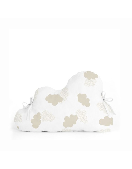 Barnesengbeskytter HappyFriday Basic Kids Clouds Beige 60 x 40 cm