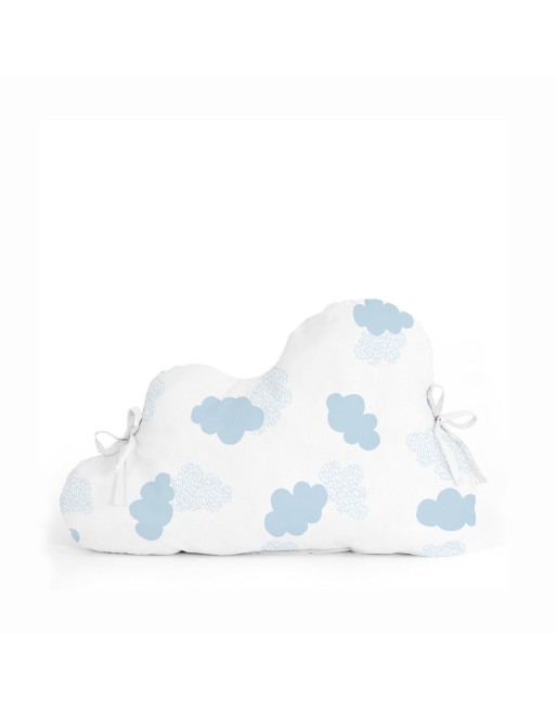 Barnesengbeskytter HappyFriday Basic Kids Clouds Blå 60 x 40 cm