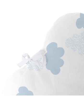 Wiegenschützer HappyFriday Basic Kids Clouds Blau 60 x 40 cm