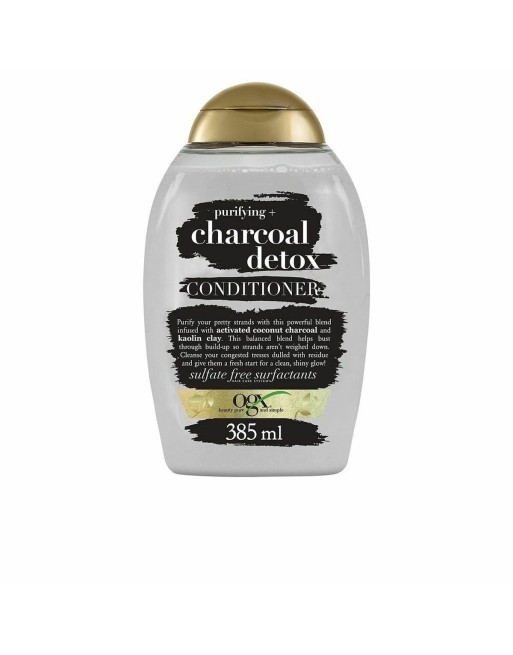 Conditioner OGX Charcoal Detox Purifying Scrub Active charcoal 385 ml