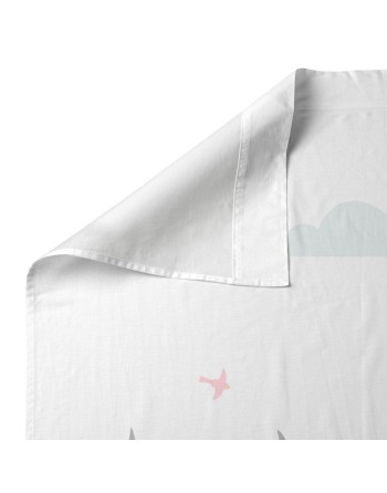 Jeu de draps HappyFriday Mr Fox Nanny Multicouleur Lit de bébé 2 Pièces