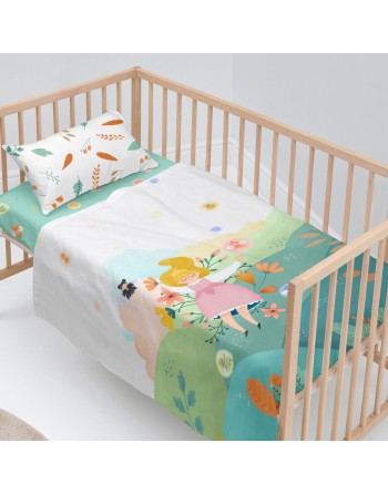 Bedding set HappyFriday Mr Fox Dreaming Multicolour Baby Crib 2 Pieces