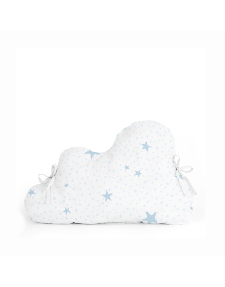 Paracolpi per culla HappyFriday Basic Kids Little star  Azzurro 60 x 40 cm