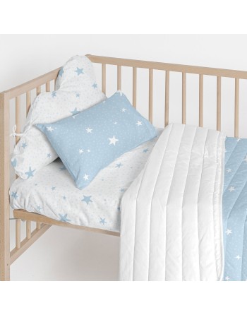 Wiegenschützer HappyFriday Basic Kids Little star  Blau 60 x 40 cm