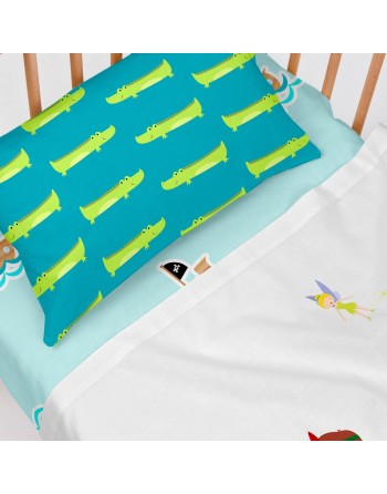 Set di Lenzuola HappyFriday Mr Fox Flying Boy Multicolore Culla Neonato 2 Pezzi