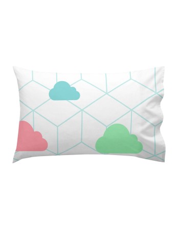 Set di Lenzuola HappyFriday Happynois Rainbow Multicolore Culla Neonato 2 Pezzi