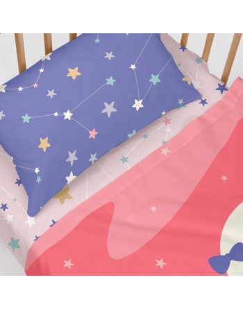 Jeu de draps HappyFriday Happynois Moon Dream Multicouleur Lit de bébé 2 Pièces