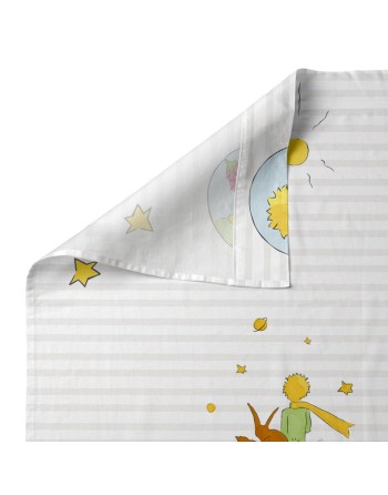 Sengetøj sæt HappyFriday Le Petit Prince Son monde Multifarvet Vugge til baby 2 Dele