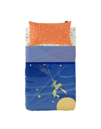 Set di Lenzuola HappyFriday Le Petit Prince Migration Multicolore Culla Neonato 2 Pezzi