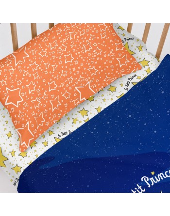 Sengetøj sæt HappyFriday Le Petit Prince Migration Multifarvet Vugge til baby 2 Dele