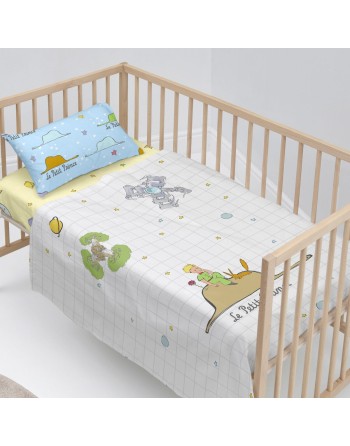 Set di Lenzuola HappyFriday Le Petit Prince Imagination Multicolore Culla Neonato 2 Pezzi