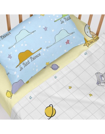 Sengetøj sæt HappyFriday Le Petit Prince Imagination Multifarvet Vugge til baby 2 Dele