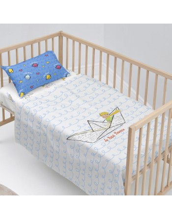 Sengetøj sæt HappyFriday Le Petit Prince Navire  Multifarvet Vugge til baby 2 Dele