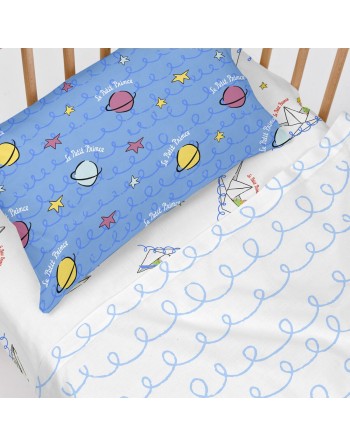 Jeu de draps HappyFriday Le Petit Prince Navire  Multicouleur Lit de bébé 2 Pièces