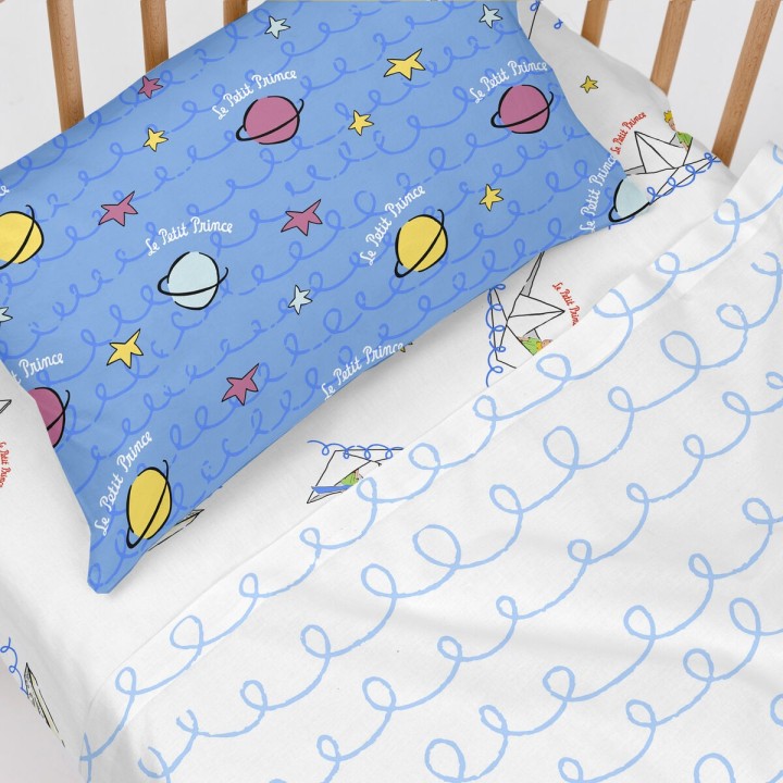 Set di Lenzuola HappyFriday Le Petit Prince Navire  Multicolore Culla Neonato 2 Pezzi