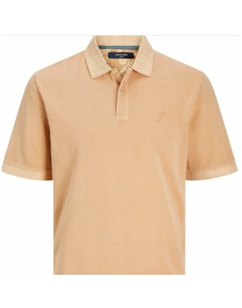 Herren Kurzarm-Poloshirt Jack & Jones JPRBLUWILLIAM  12257315  Beige