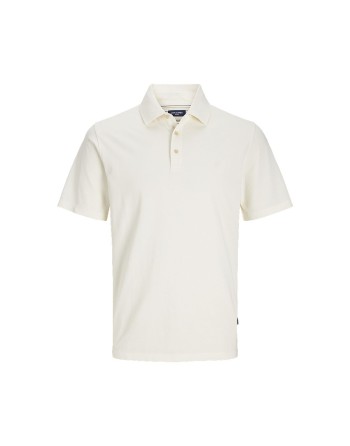 Men’s Short Sleeve Polo Shirt Jack & Jones JPRBLUWILLIAM  12257315  White