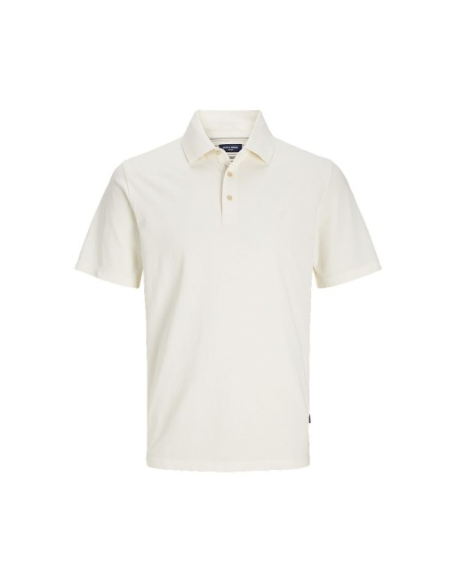 Herren Kurzarm-Poloshirt Jack & Jones JPRBLUWILLIAM  12257315  Weiß
