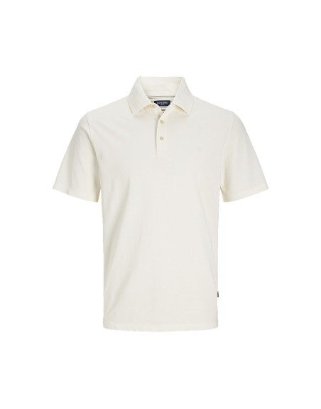 Herren Kurzarm-Poloshirt Jack & Jones JPRBLUWILLIAM  12257315  Weiß