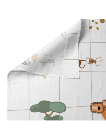 Jeu de draps HappyFriday HF Mini Savanna Multicouleur Lit de bébé 2 Pièces