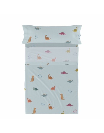 Bettwäsche-Set HappyFriday HF Mini Dinosaur Bunt Babybettchen 2 Stücke