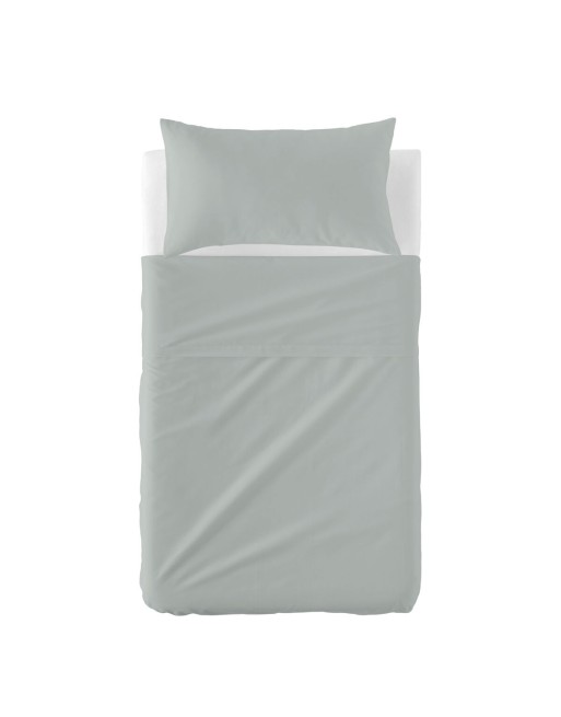 Bedding set HappyFriday BASIC KIDS Grey Baby Crib 2 Pieces