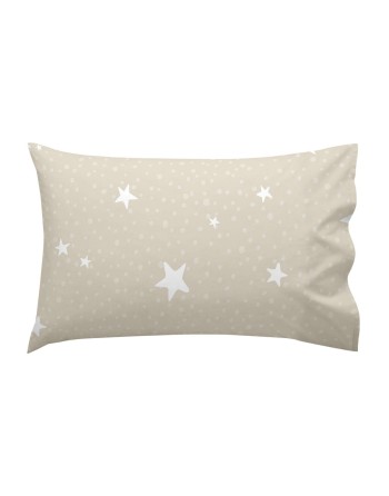 Bettwäsche-Set HappyFriday Basic Kids Little star Beige Babybettchen 2 Stücke