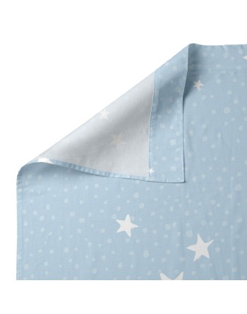 Bettwäsche-Set HappyFriday Basic Kids Little star Blau Babybettchen 2 Stücke