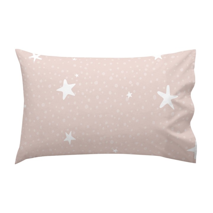 Sengetøj sæt HappyFriday Basic Kids Little star Pink Vugge til baby 2 Dele