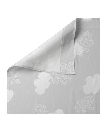 Bettwäsche-Set HappyFriday Basic Kids Clouds Grau Babybettchen 2 Stücke