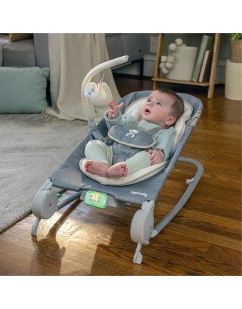 Hamaca para Bebé Ingenuity Happy Belly Gris