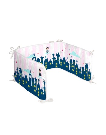 Barnesengbeskytter HappyFriday Mr Fox Nanny Multifarvet 210 x 40 cm