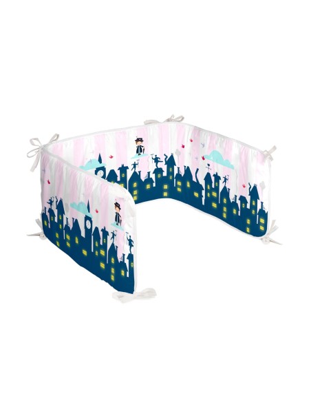 Wiegenschützer HappyFriday Mr Fox Nanny Bunt 210 x 40 cm