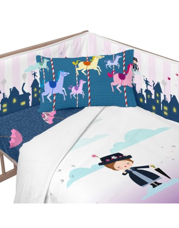 Protection du berceau HappyFriday Mr Fox Nanny Multicouleur 210 x 40 cm