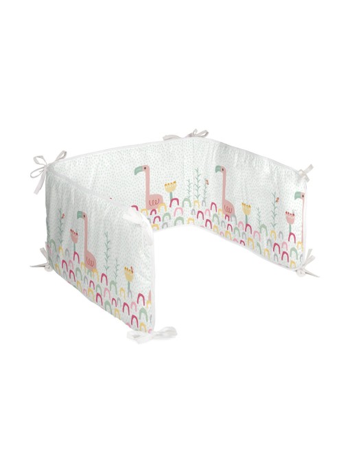 Cot protector HappyFriday Moshi Moshi Hola Multicolour 210 x 40 cm