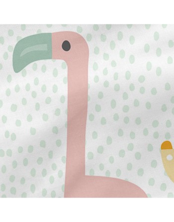 Protector de Cuna HappyFriday Moshi Moshi Hola Multicolor 210 x 40 cm