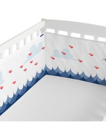 Wiegenschützer HappyFriday Moshi moshi Whale Bunt 210 x 40 cm