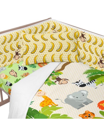 Paracolpi per culla HappyFriday Mr fox Wild Multicolore 210 x 40 cm