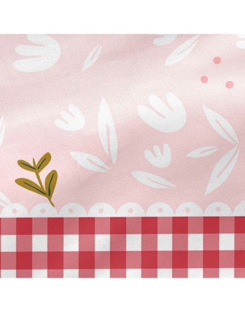 Protector de Cuna HappyFriday Mr fox Red riding hood Multicolor 210 x 40 cm