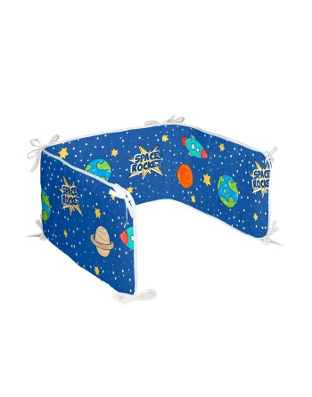 Protection du berceau HappyFriday Mr Fox Space rocket  Multicouleur 210 x 40 cm