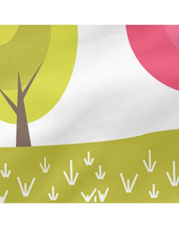 Wiegenschützer HappyFriday Mr Fox Grandma Bunt 210 x 40 cm